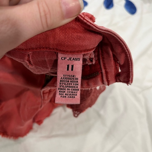 Red BOHO Detail Shorts - Picture 4 of 4